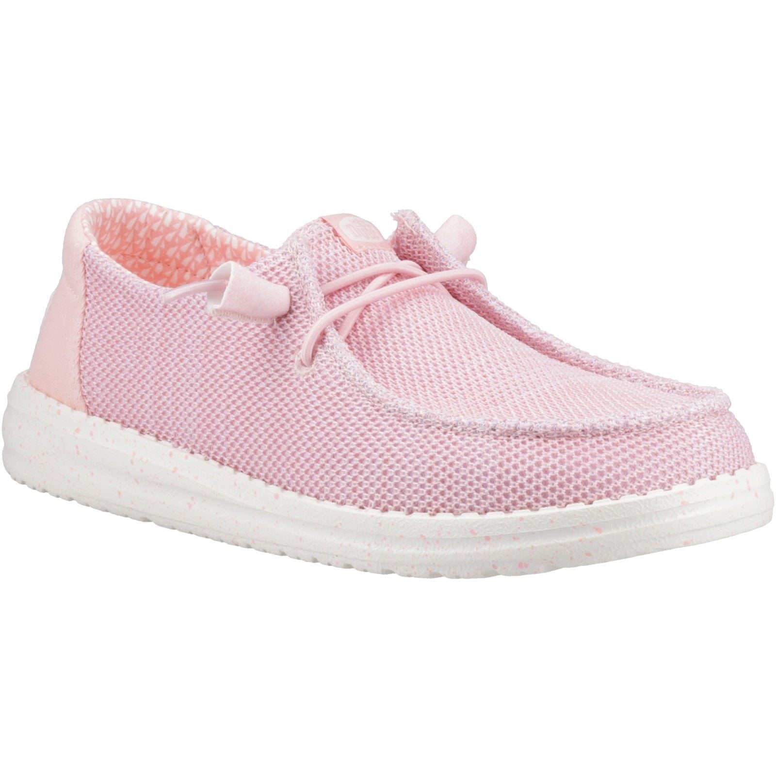 HEYDUDE Wendy Stretch Sox Chaussures De Mocassins À Rosettes Pour Femmes En Mélange De Polyester