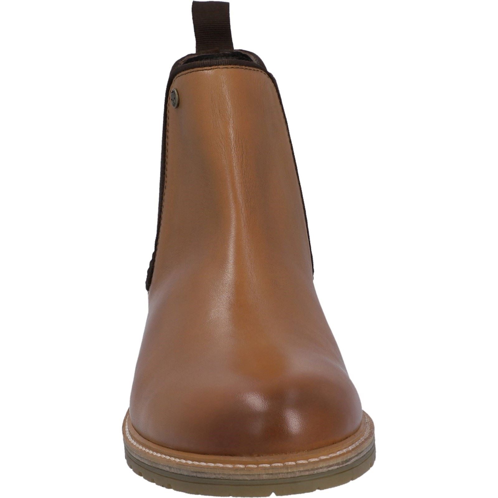 Hunter Munro Dealer Boot Bottes De Wellington En Cuir Pour Hommes Couleur Biscuit