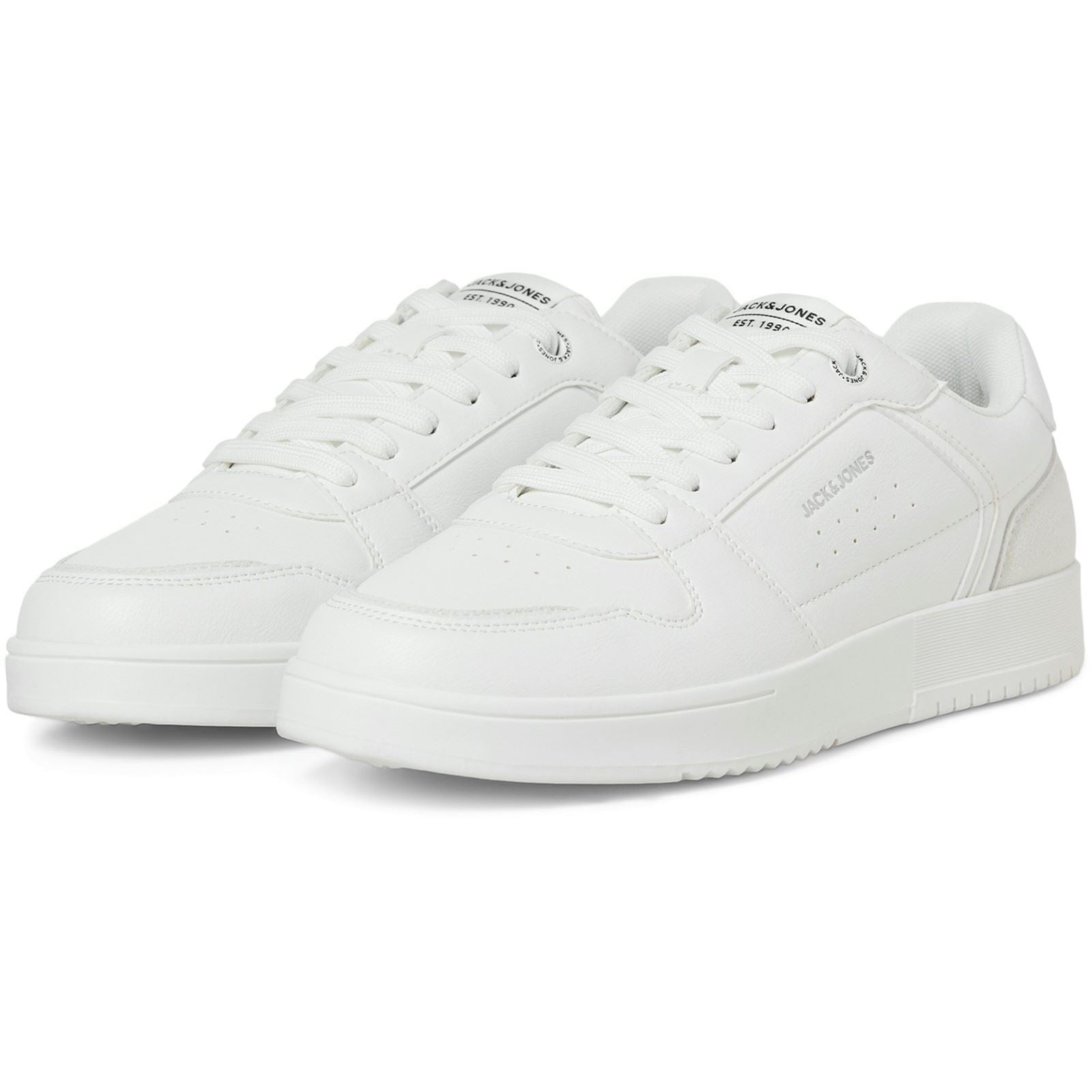 Jack & Jones Ealing Chaussures De Sport Pour Hommes En Polyuréthane Blanc Argenté