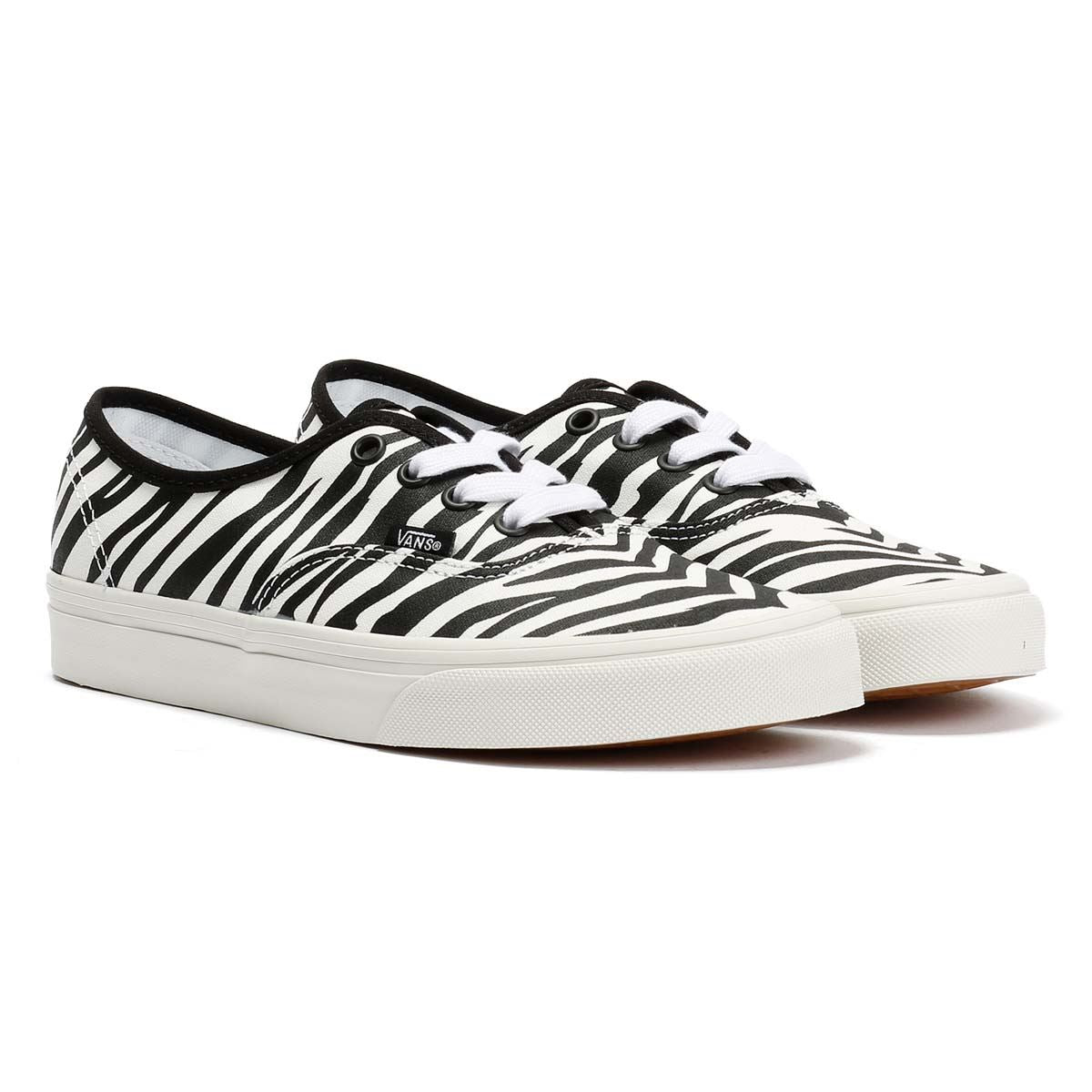 Vans Authentic Baskets Blanches En Toile Pour Femmes
