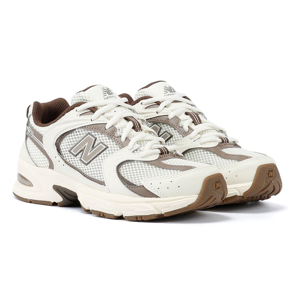 New Balance 530 Baskets Pour Femmes Blanc Cassé/Marron