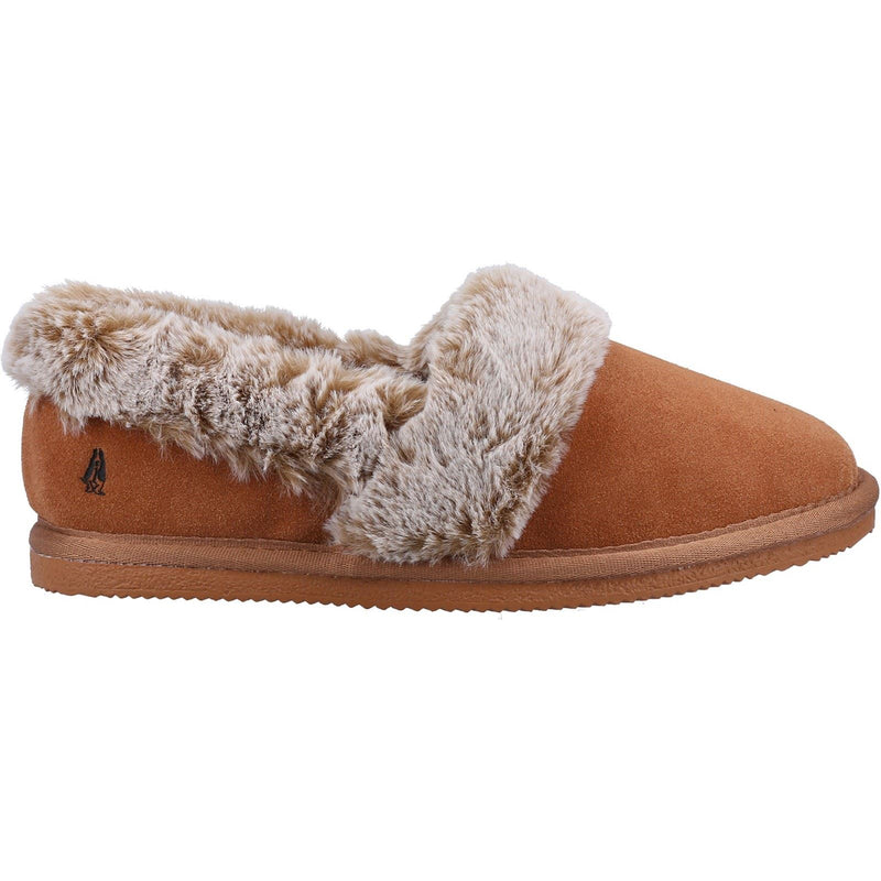 Hush Puppies Ariel Chaussons En Daim Pour Femmes Couleur Beige