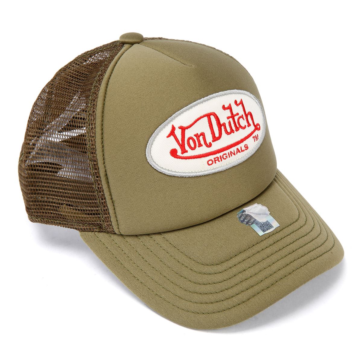 Von Dutch Trucker Tampa Casquettes Kaki En Coton