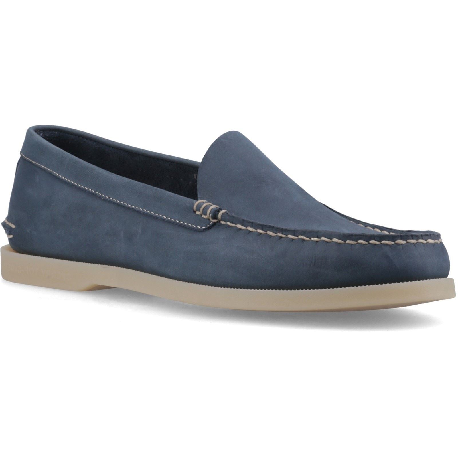 Sperry Authentic Venetian Mocassins En Cuir Pour Hommes Bleu Marine