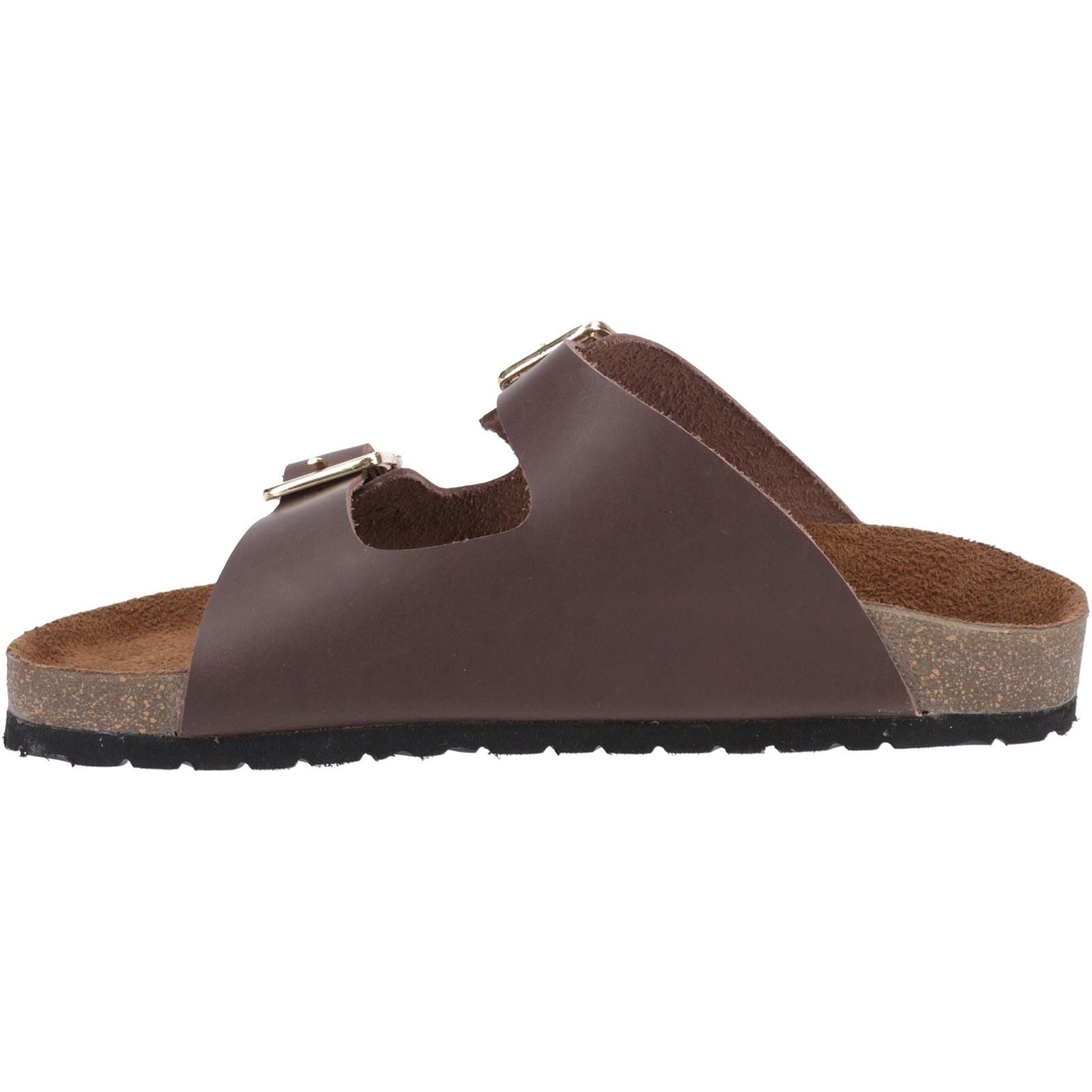 Cotswold Lushill Sandales En Cuir Pour Femmes, Marron