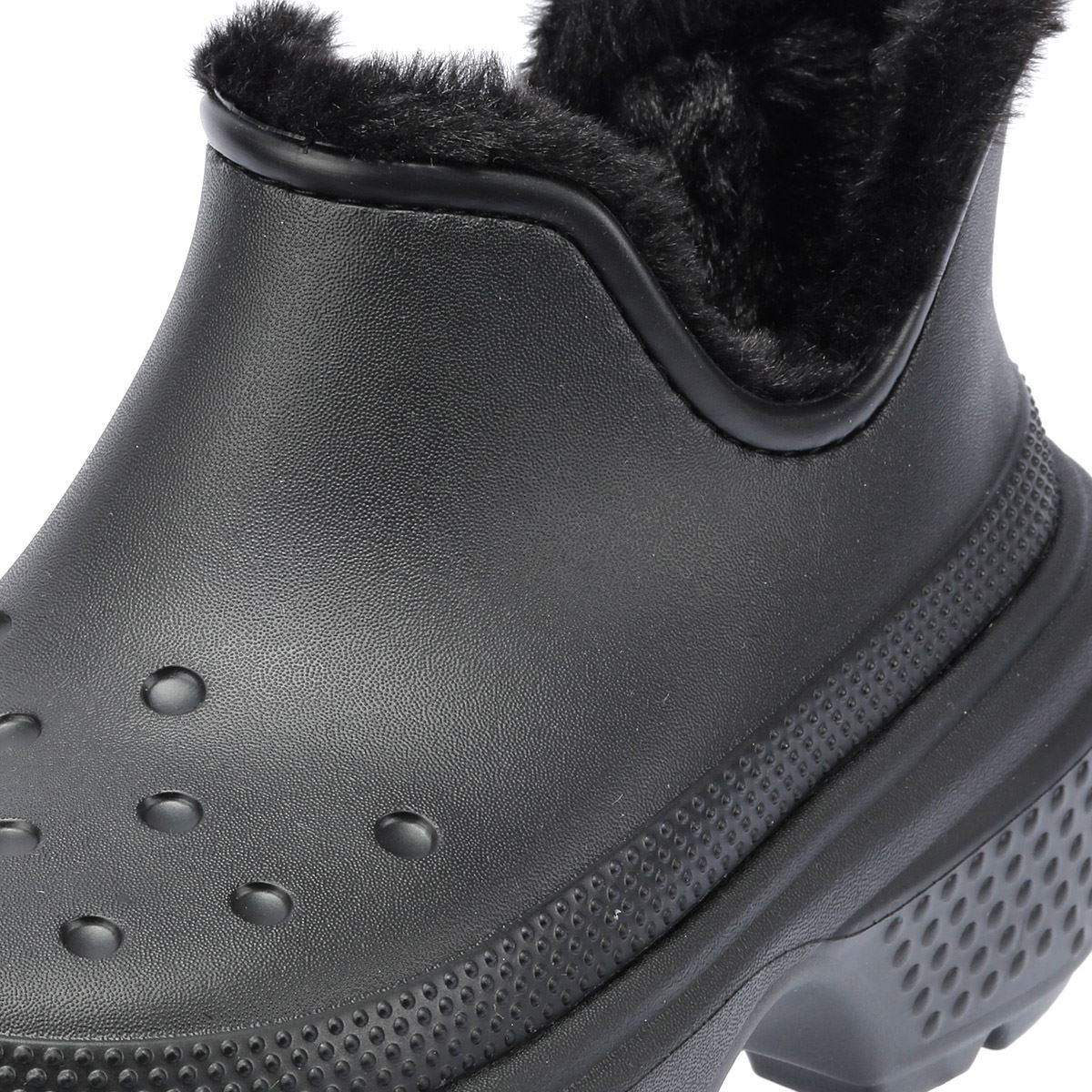 Crocs Stomp Lined Shorty Bottes Noires Pour Femmes