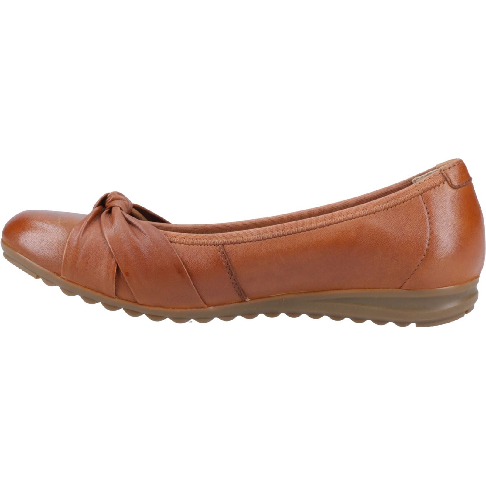 Hush Puppies Lilith Ballerines En Cuir Pour Femmes Couleur Beige
