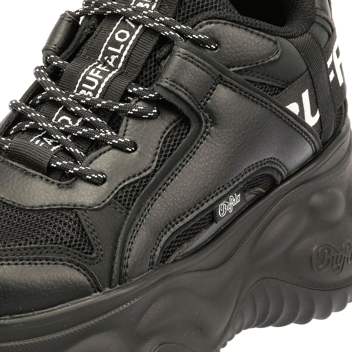 Buffalo Blader Matcha Baskets Noires Pour Femmes