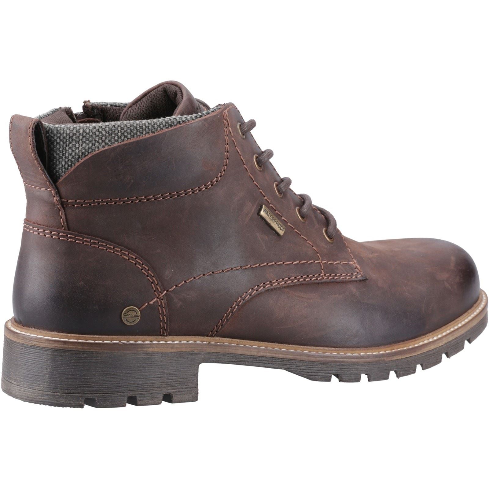 Cotswold Moreton Bottes De Cheville Pour Homme En Cuir Marron