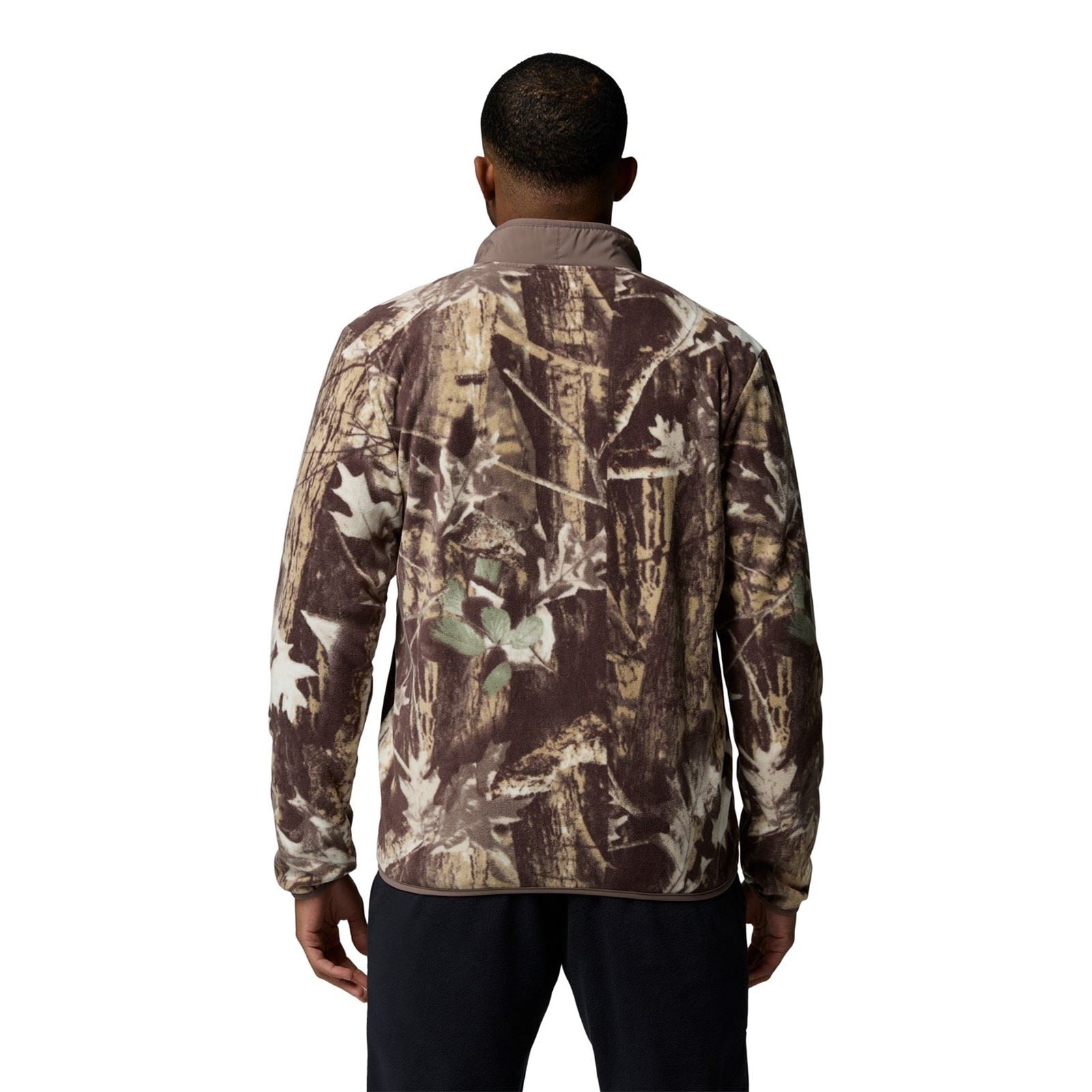 Columbia Sequoia Grove Printed Full Zip Veste En Polaire Brune Pour Homme