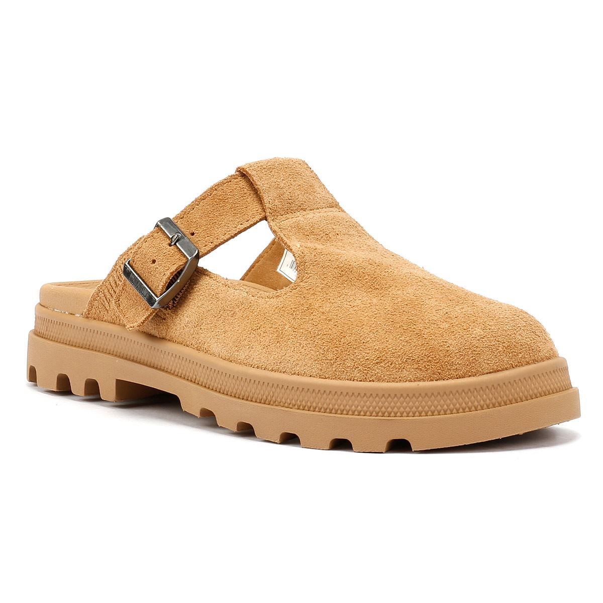 Palladium Dunelite Pyla Chaussures Confortables En Daim Marron