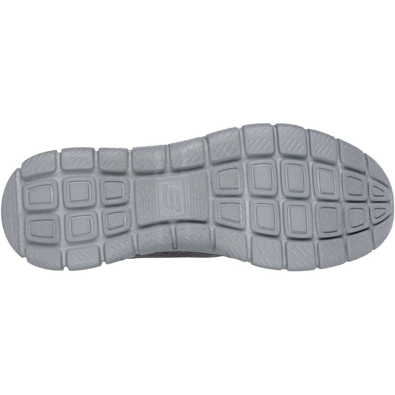 Skechers Track Leshur Chaussures De Sport En Polyester Pour Hommes Gris Charbon/Orange