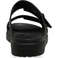 Crocs Brooklyn Buckle Sandales Noires Pour Femmes