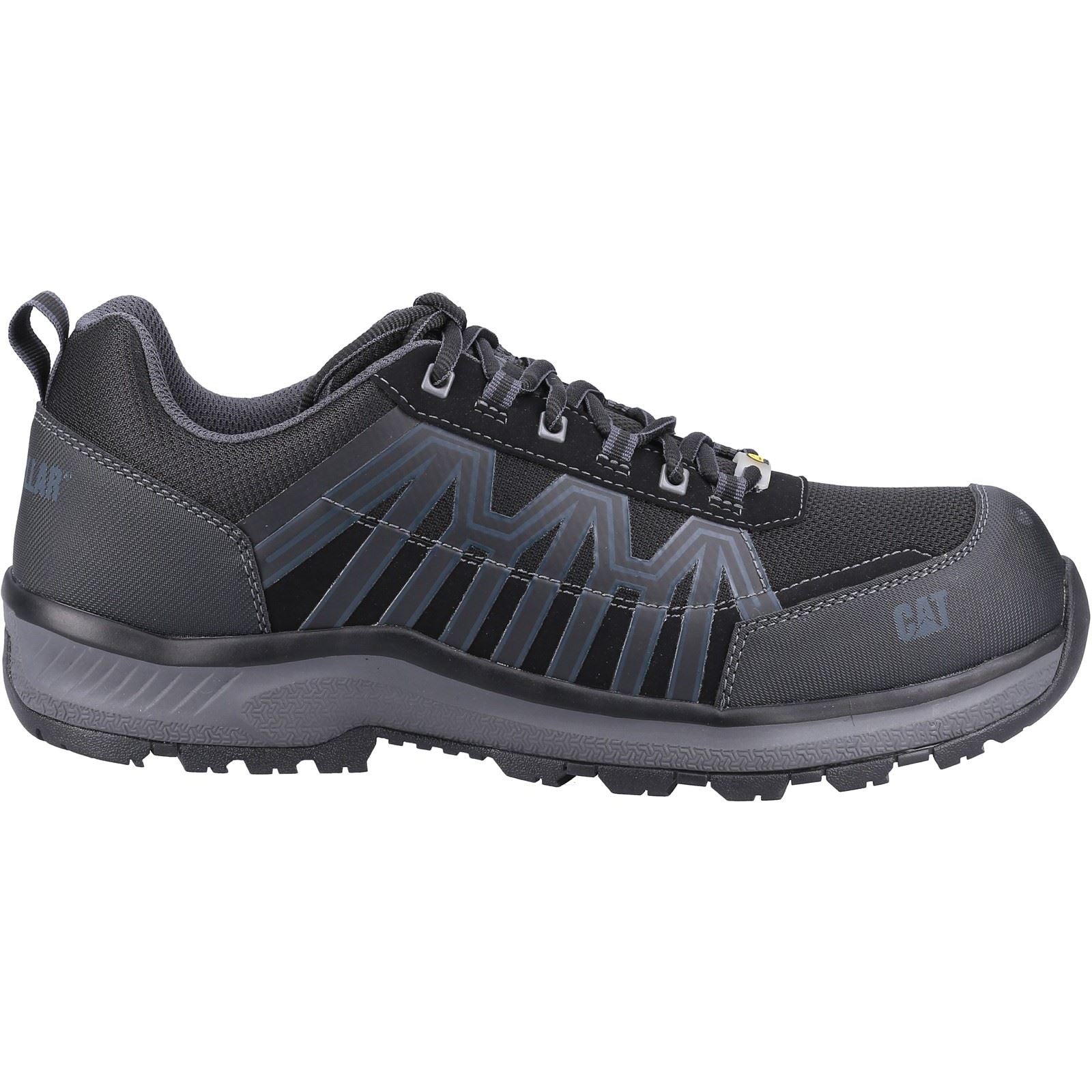 Caterpillar Baskets De Sécurité Noires Charge Pu/Mesh/Tpu