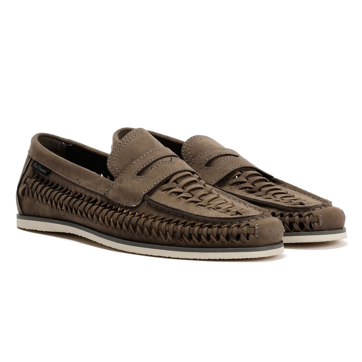 Ben Sherman Miami Mocassins Gris Pour Hommes