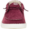 HEYDUDE Wendy Corduroy Leo Mocassins Bordeaux En Polyester Pour Femmes