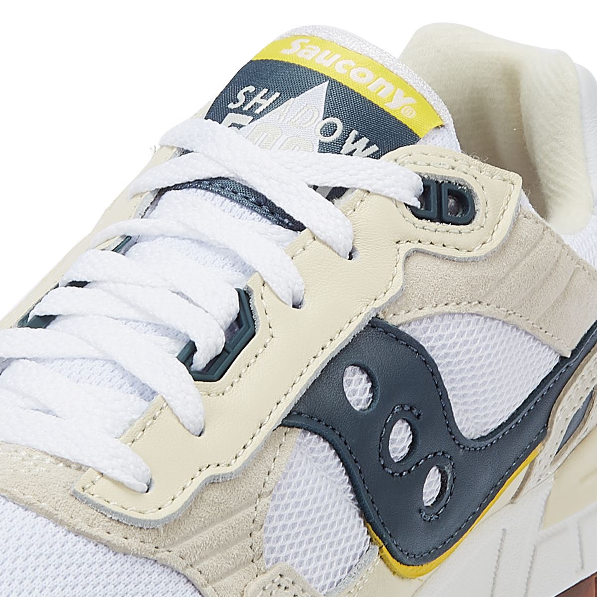Saucony Shadow 5000 Baskets En Daim Blanc/Bleu