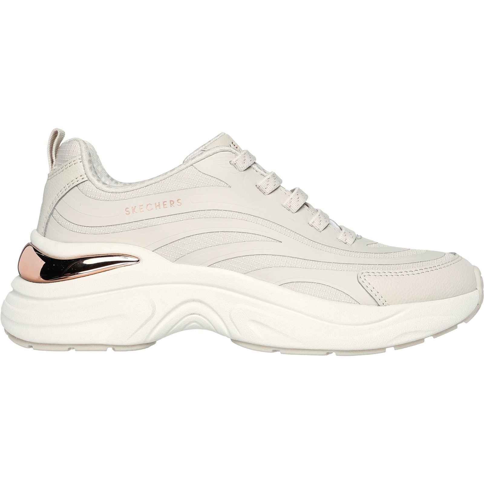 Skechers Hazel Step N Flow Baskets Naturelles Pour Femmes En Synthétique