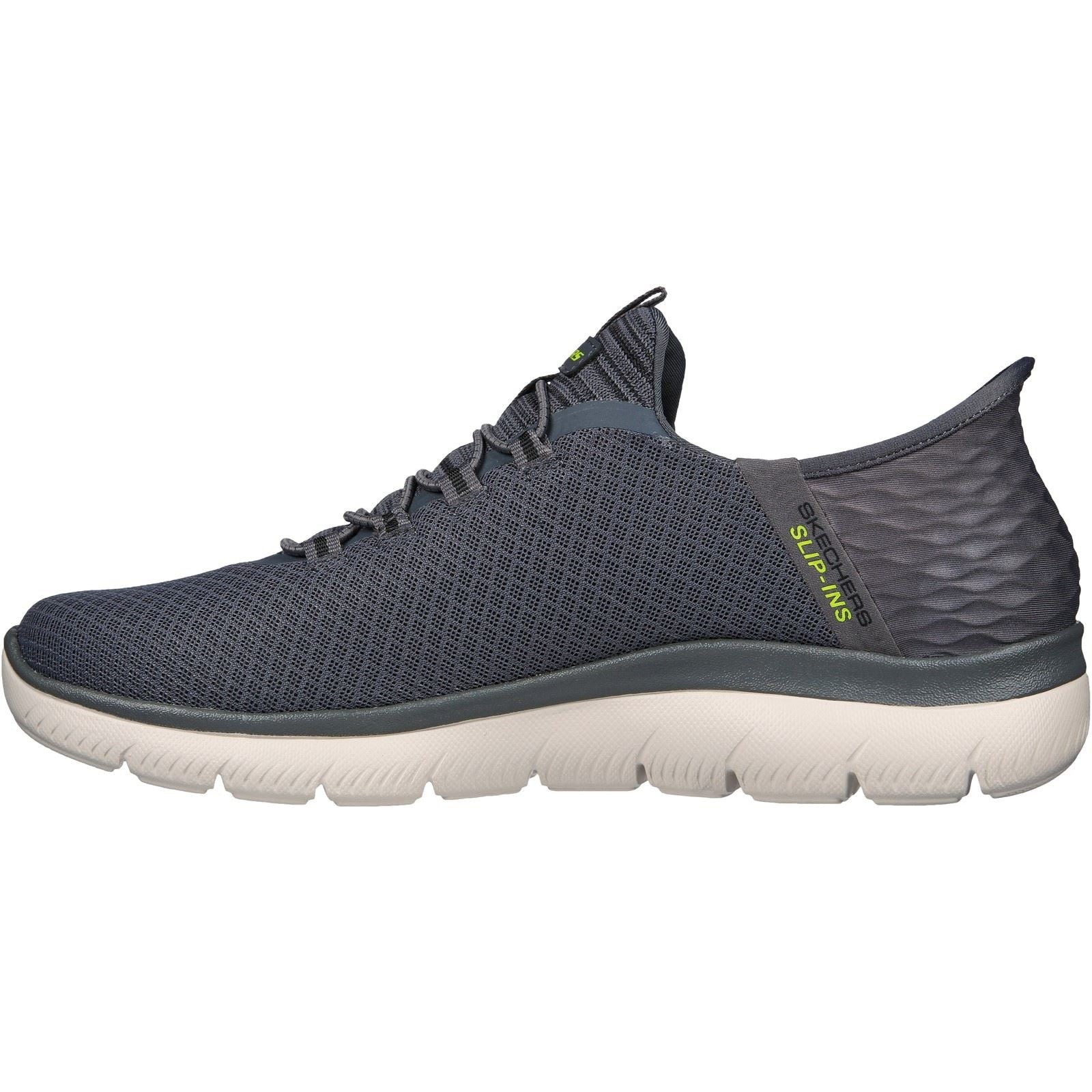 Skechers Summits High Range Baskets En Synthétique Pour Hommes, Couleur Anthracite