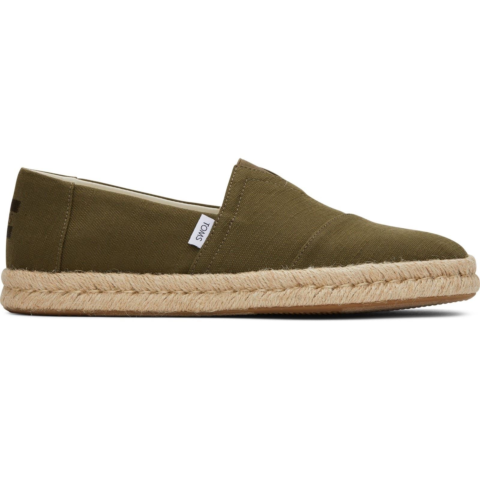 TOMS Alpargata Rope 2.0 Shoe Espadrilles En Coton Pour Hommes En Olive