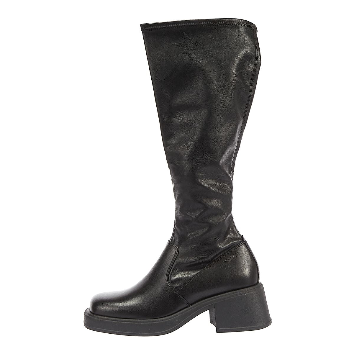 Vagabond Bottes Noires Hautes Extensibles Pour Femmes Dorah