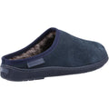 Hush Puppies Ashton Chaussons En Daim Pour Hommes, Bleu Marine