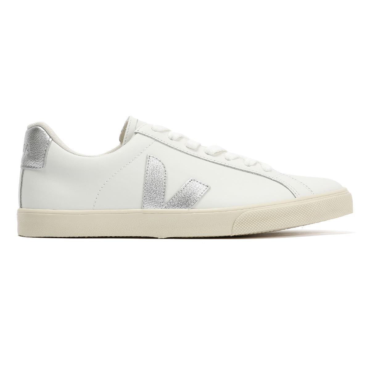 Veja Esplar Baskets Blanches En Cuir Pour Femmes