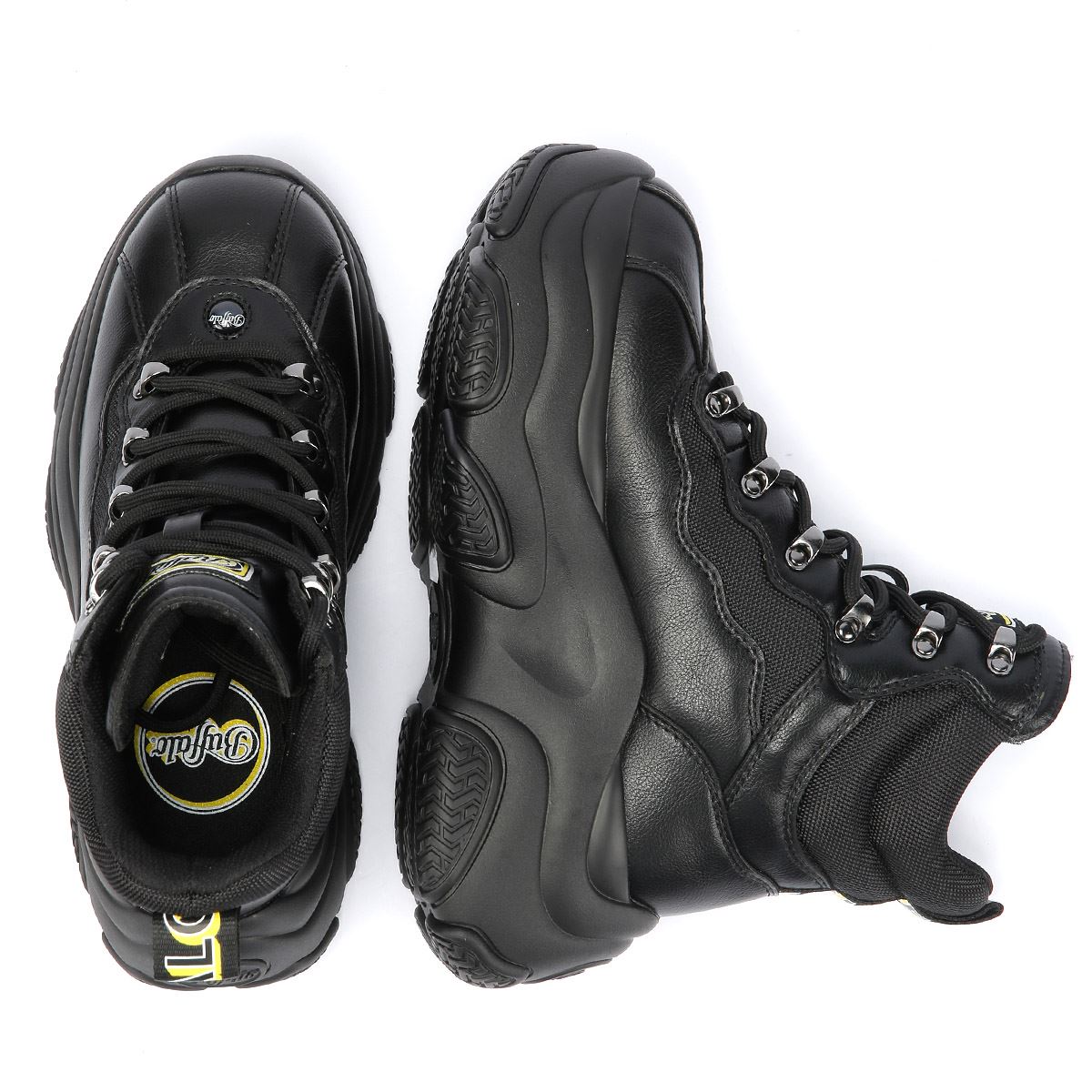 Buffalo Prowler Hike Hi bottes noires pour femmes