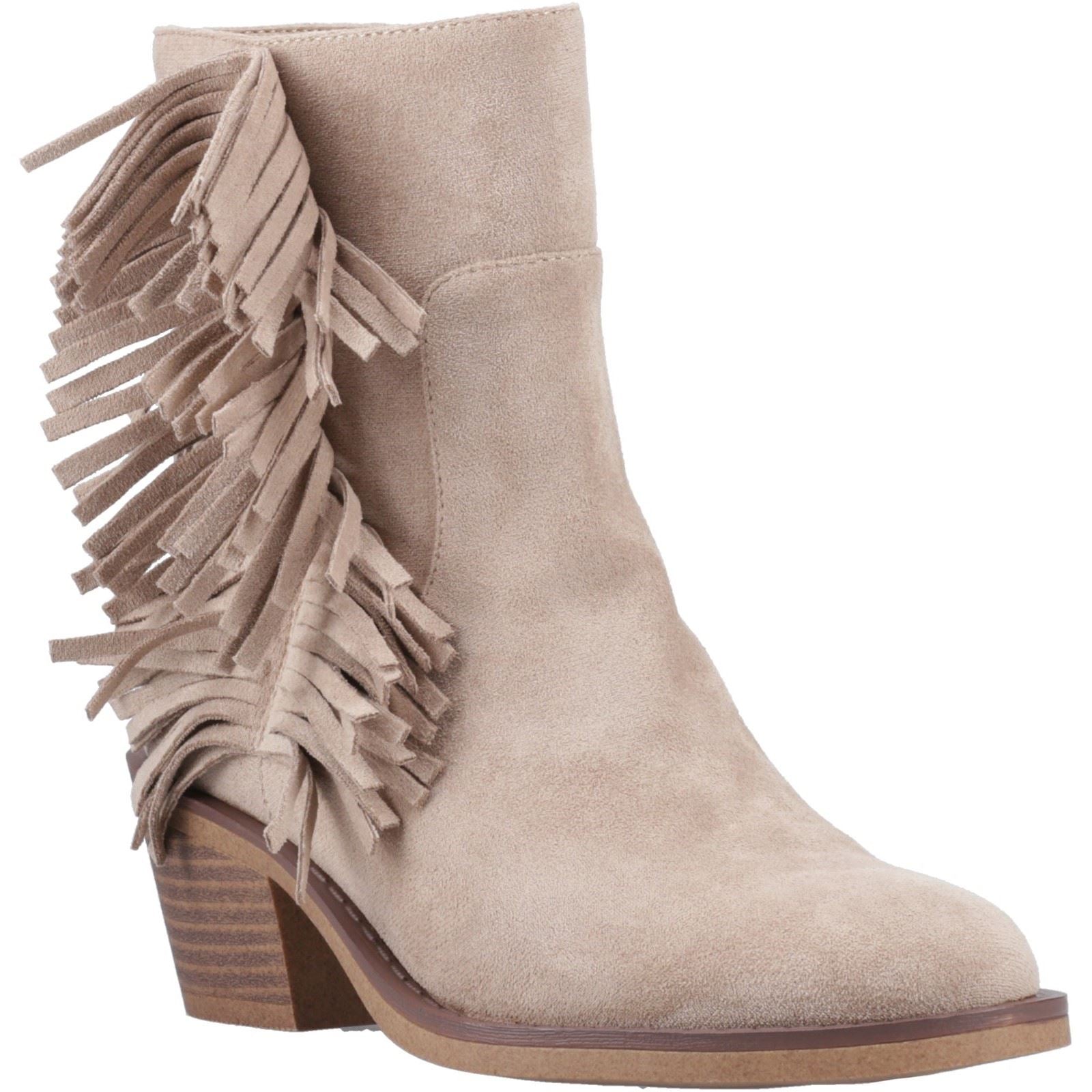 Rocket Dog Yankee Bottines À Talons En Daim Synthétique Pour Femmes, Couleur Taupe