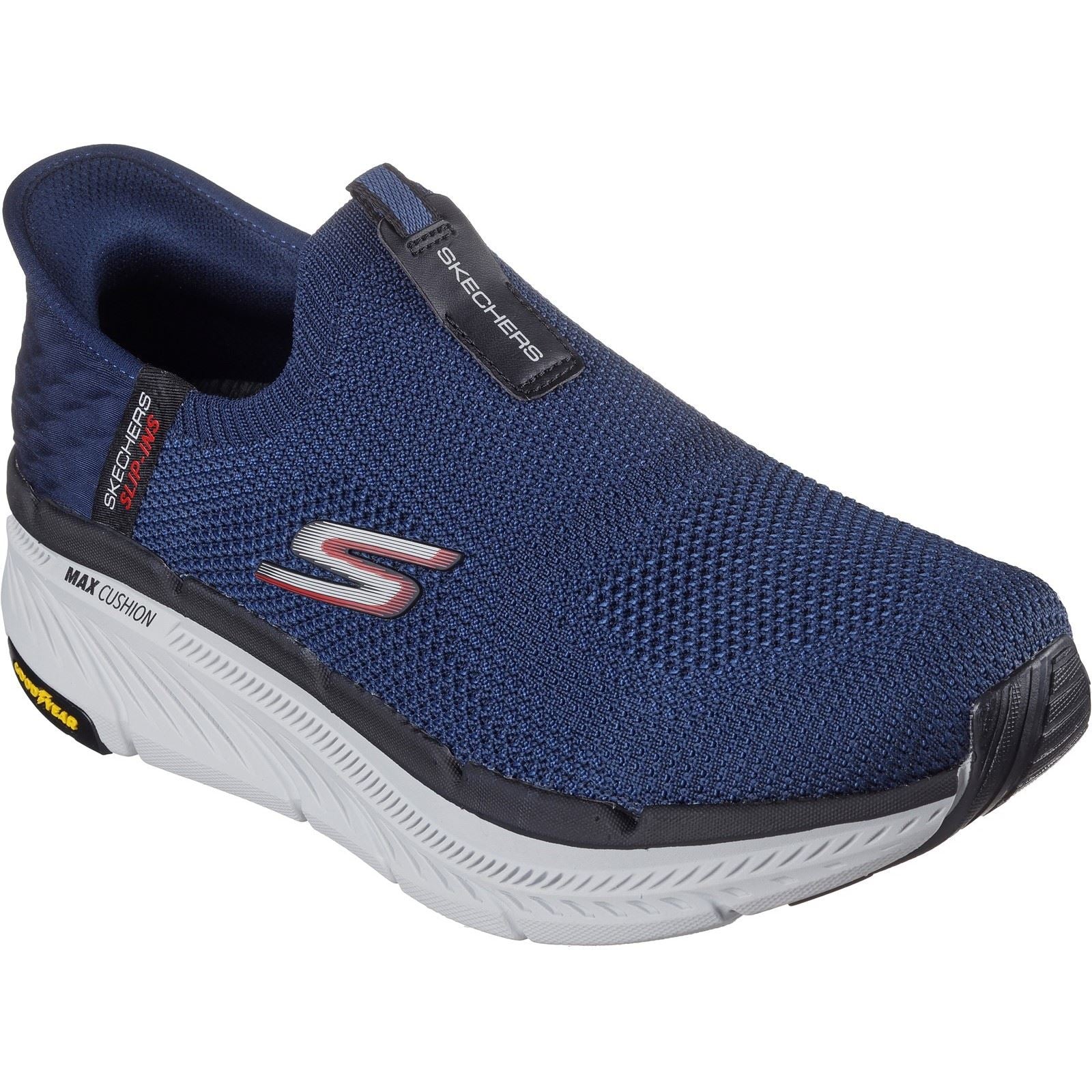 Skechers Max Cushioning Premier 2.0 Baskets Homme En Toile Bleu Marine