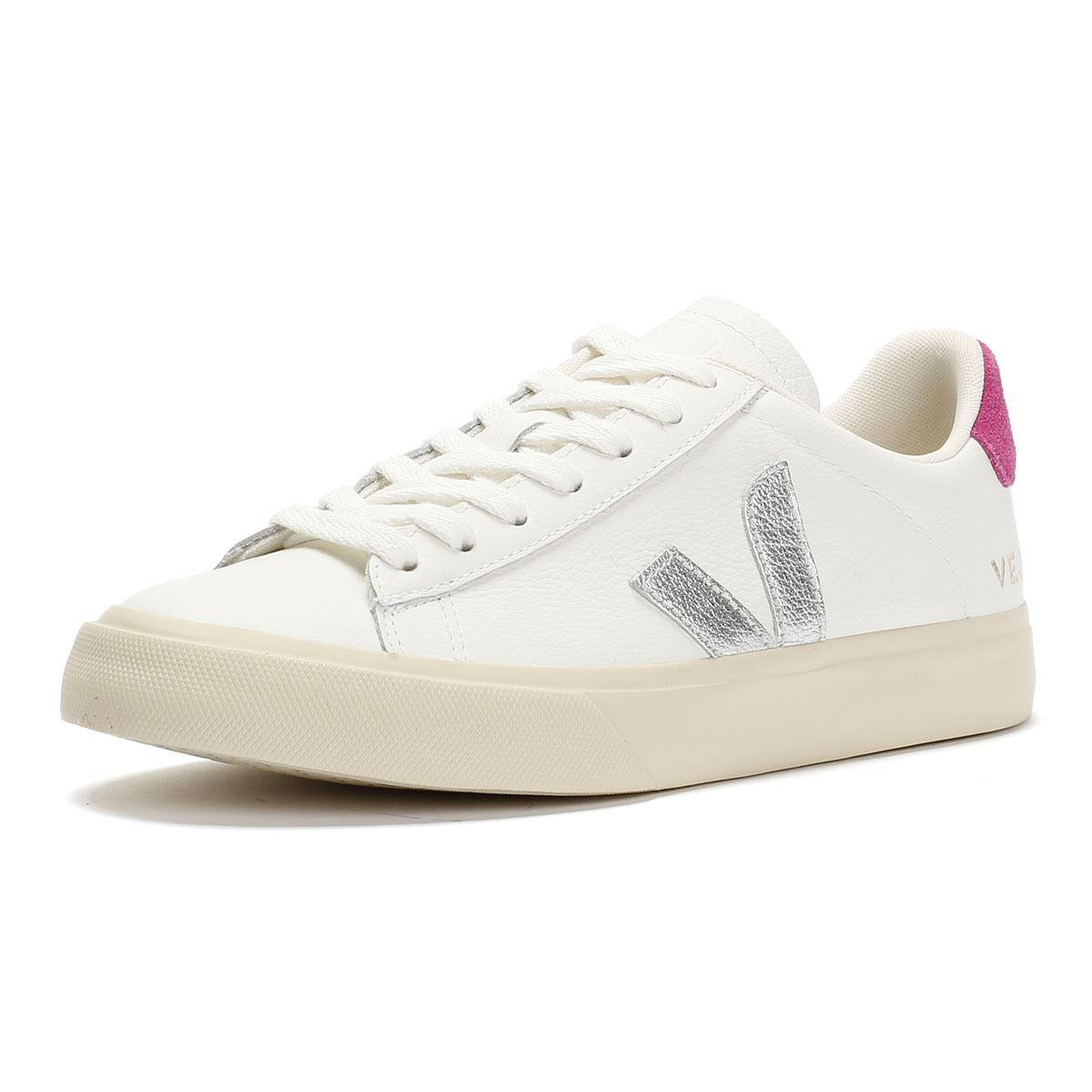 Veja Campo Baskets Blanches En Cuir Pour Femmes