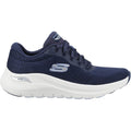 Skechers Arch Fit 2.0 Big League Sneakers En Toile Pour Femmes De Couleur Marine