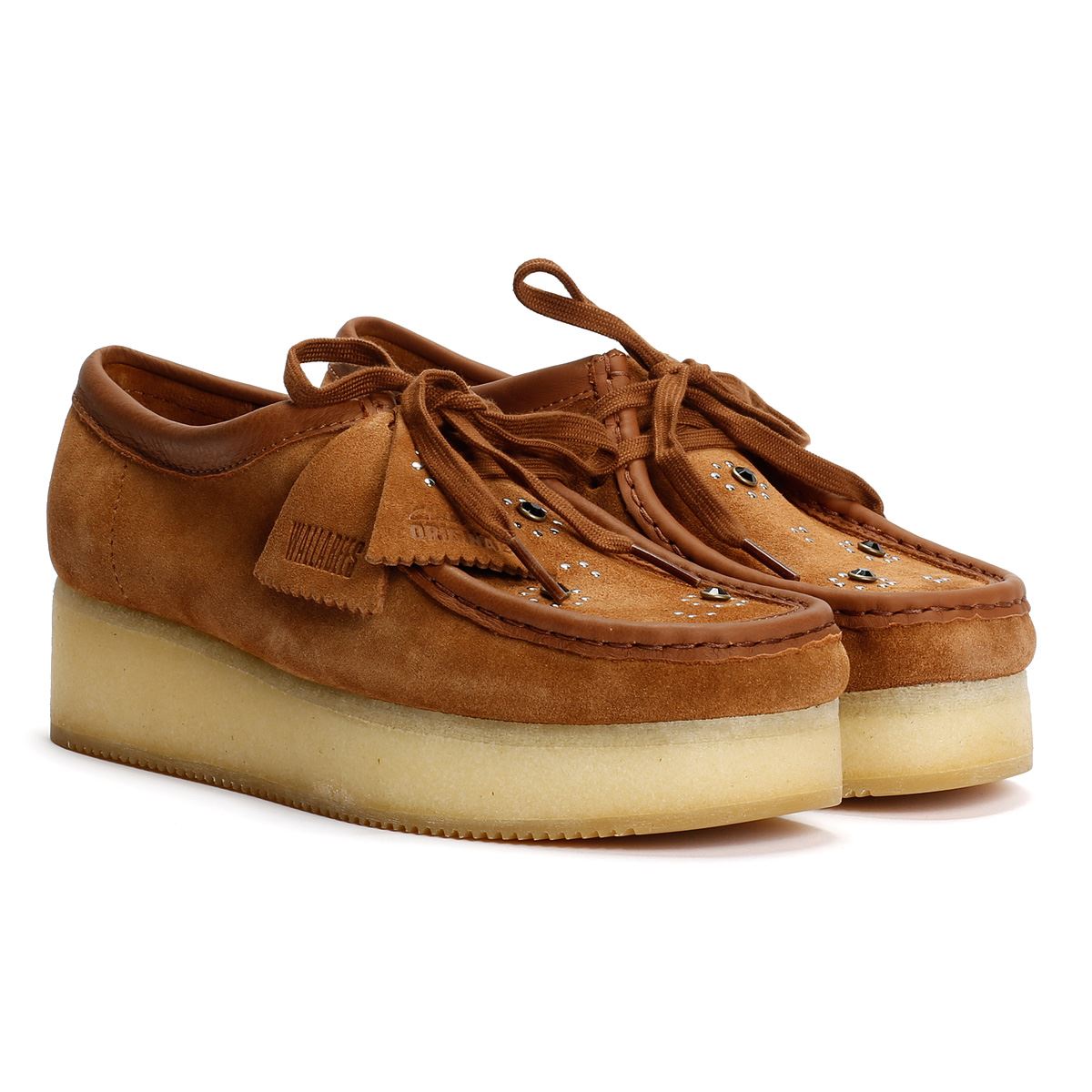 Clarks Originals Wallacraft Bee Chaussures Pour Femmes En Suède Marron