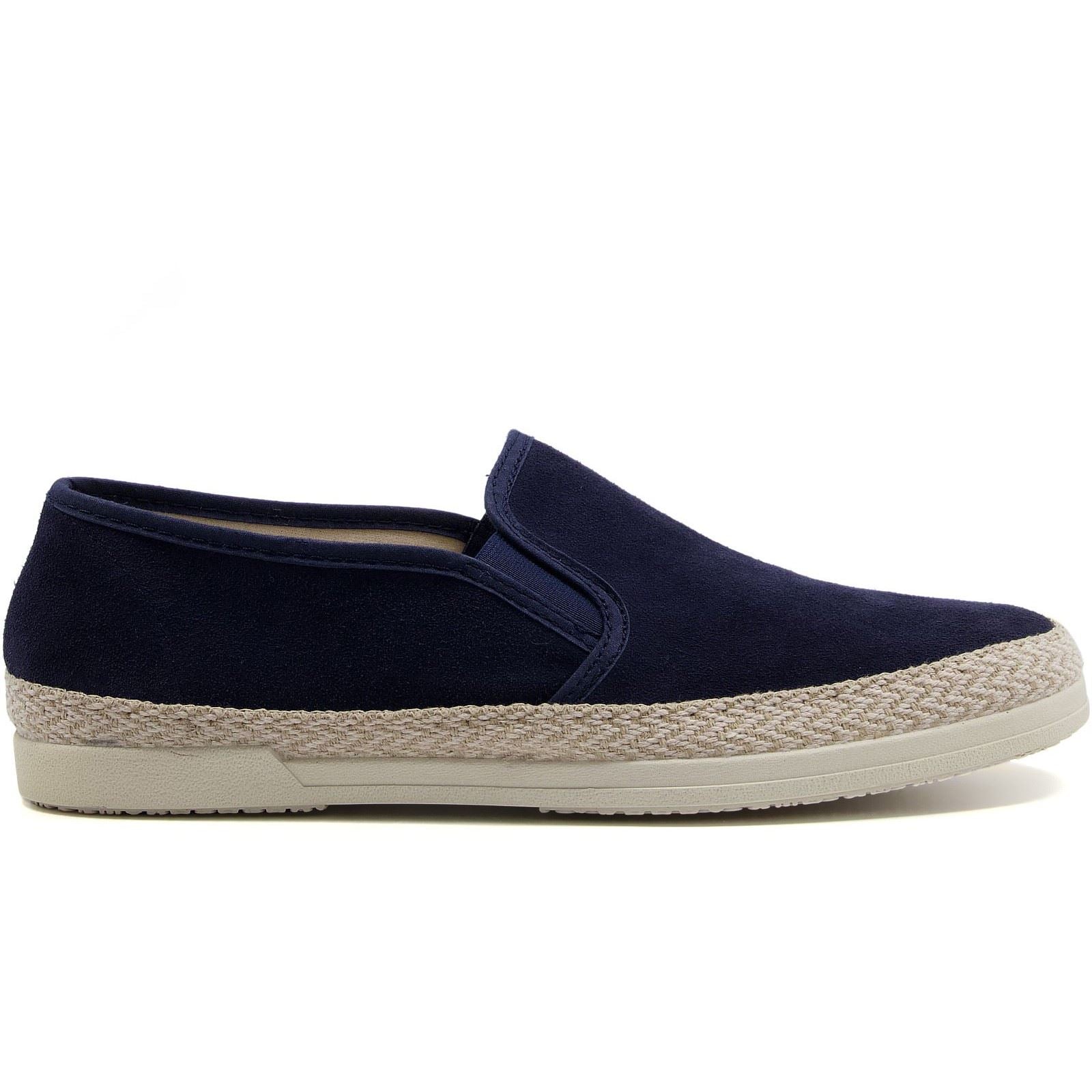 Dune Francisco Baskets Homme En Daim Bleu Marine