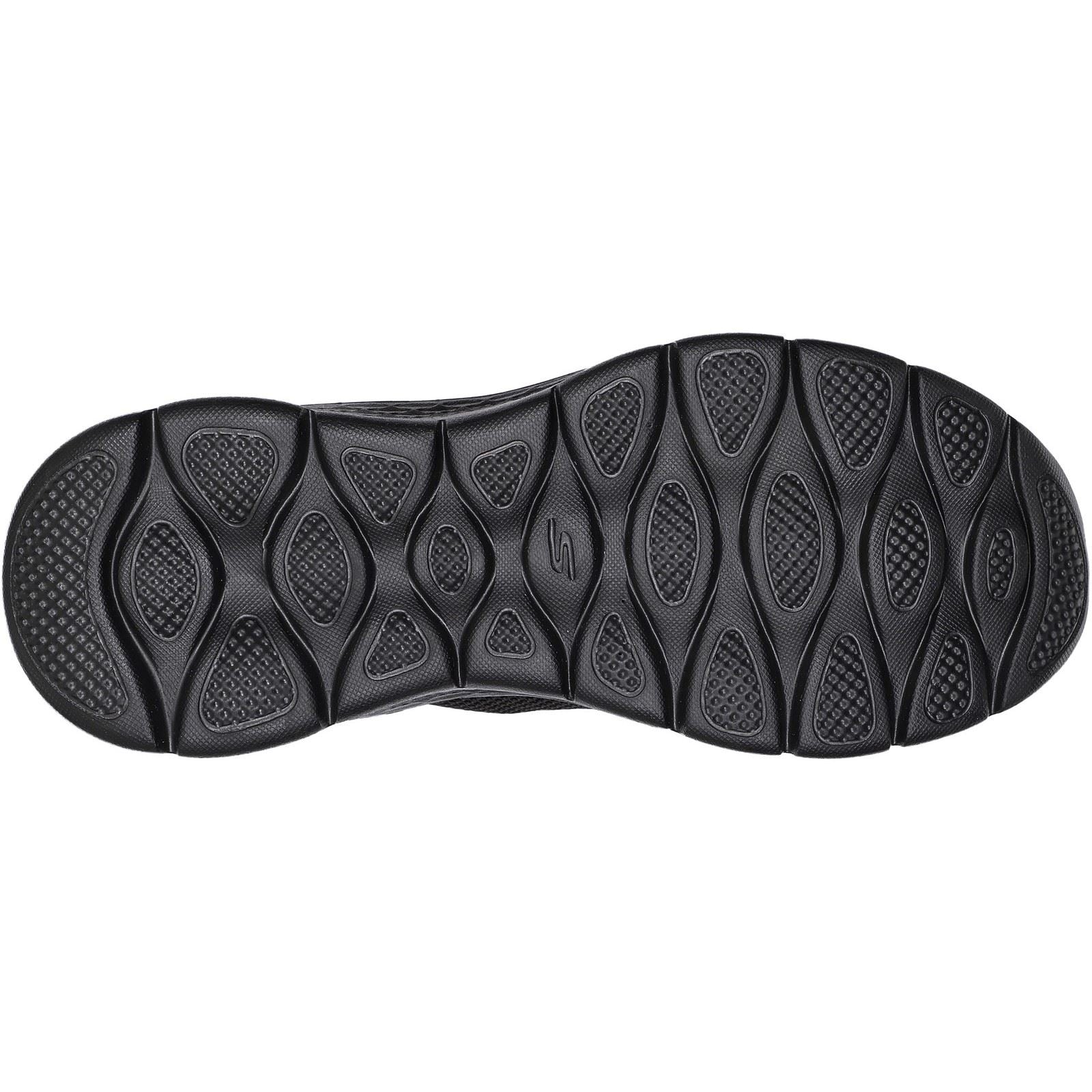 Skechers GO WALK Flex Grand Entry Sneakers Noires Pour Femmes En Textile