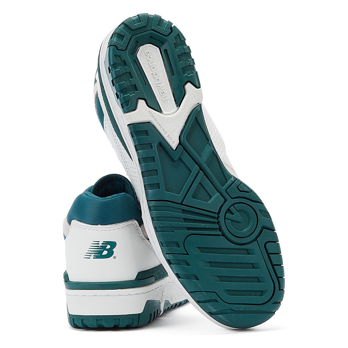 New Balance 550 Baskets Blanches/Vertes