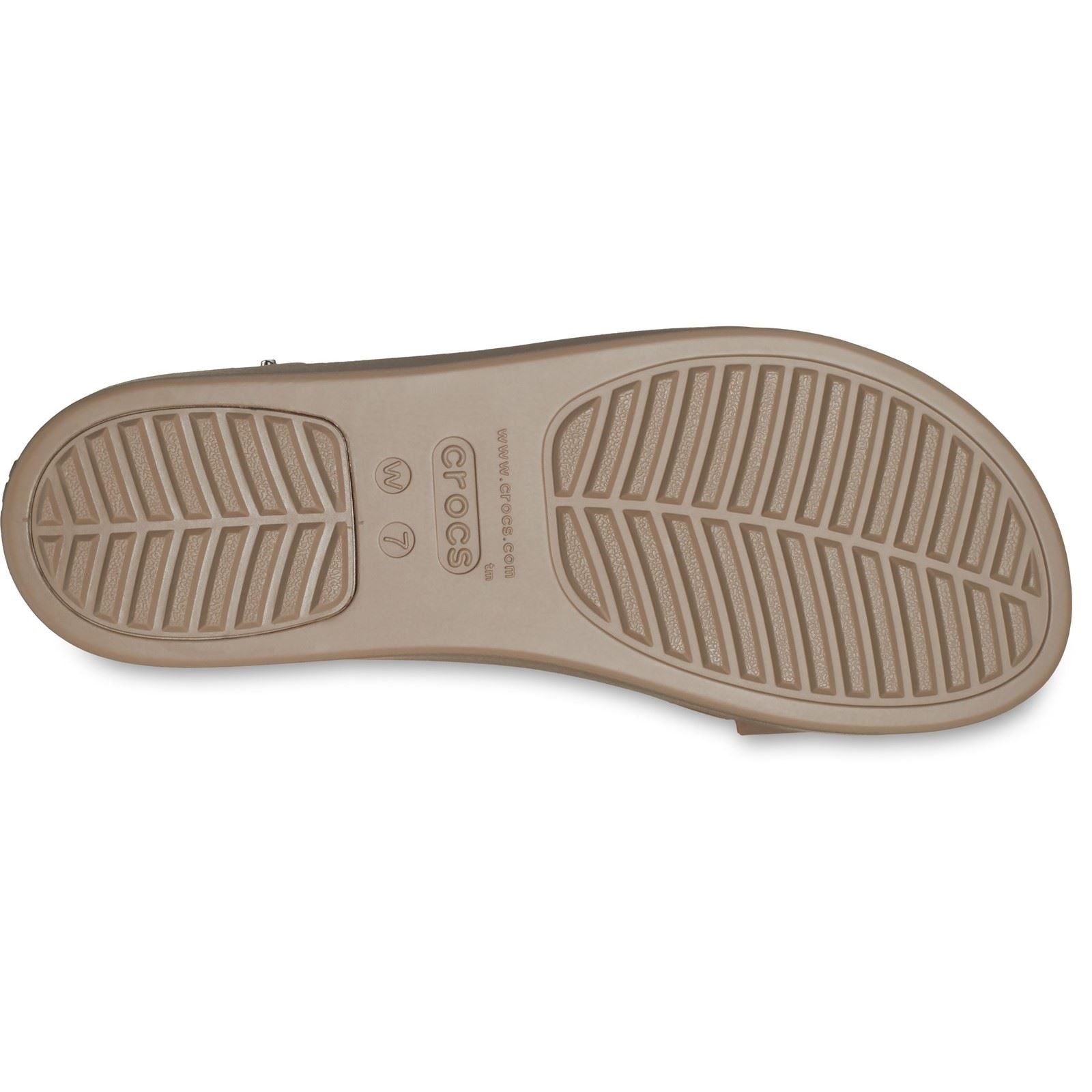 Crocs Brooklyn Low Wedge Sandales Pour Femmes En Thermoplastique Couleur Latte/Champignon