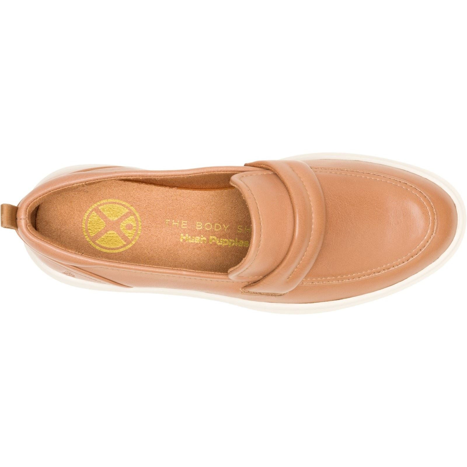 Hush Puppies Joy Penny Mocassins En Cuir Pour Femme Couleur Marron Clair