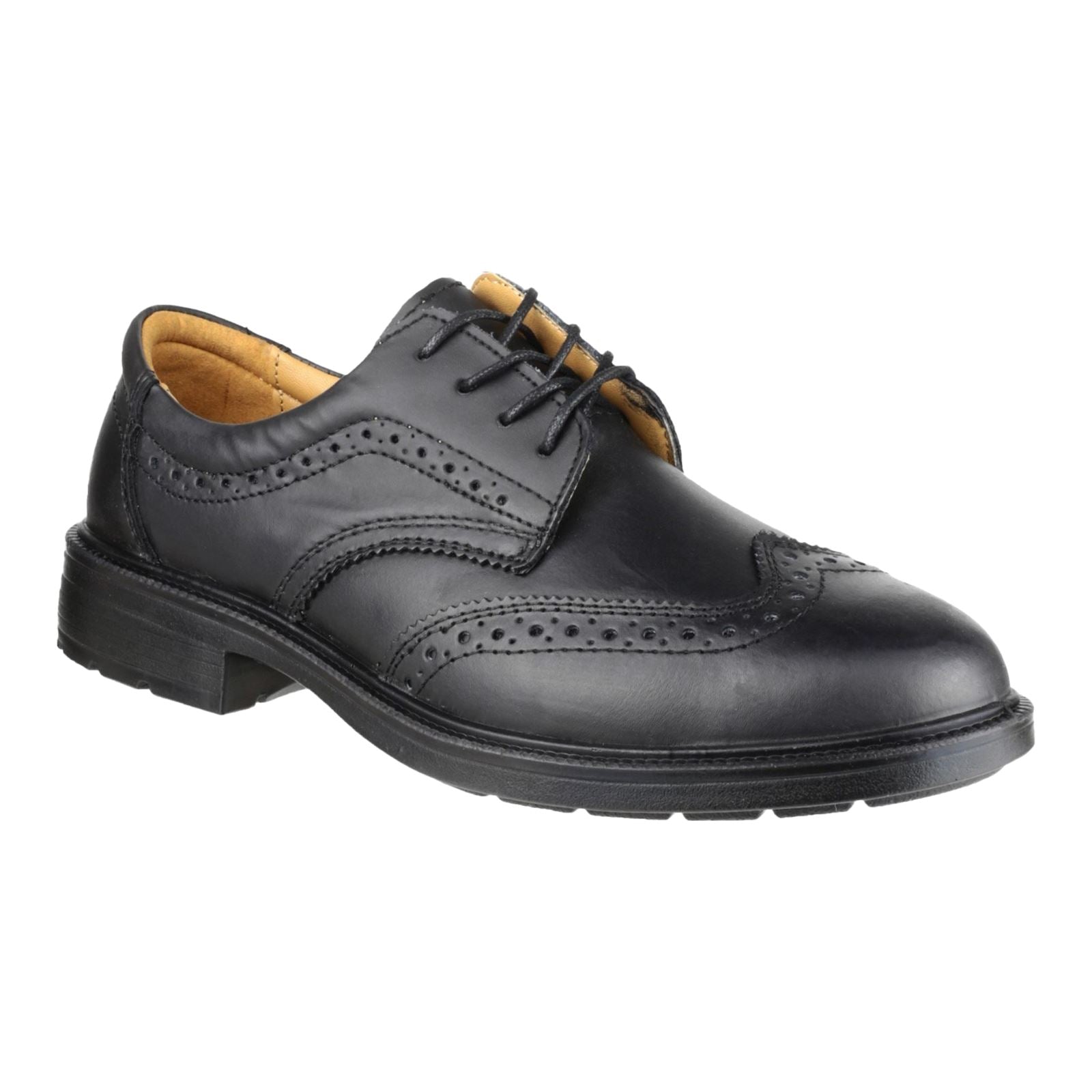 Amblers Safety Chaussures De Sécurité En Cuir Noir Fs44