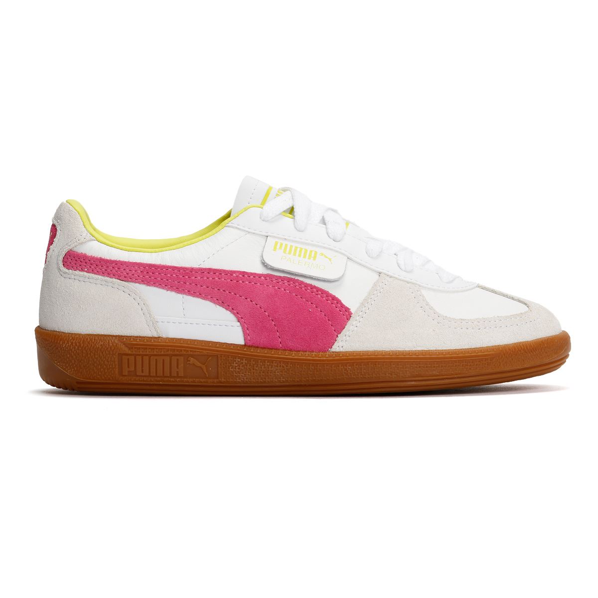 Puma Palermo Baskets Blanches En Cuir Pour Femmes