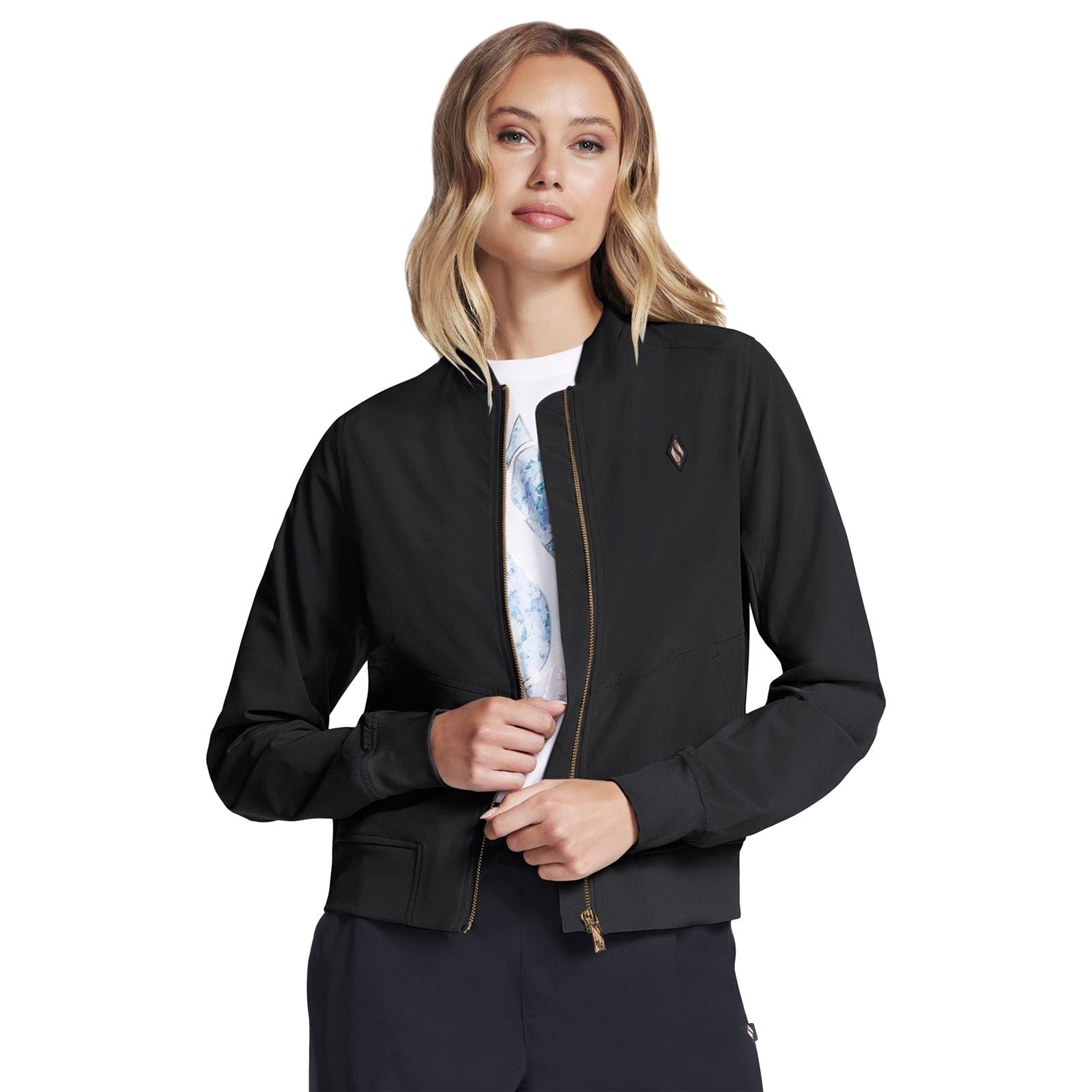 Skechers Performance Uptown Jacket Veste Noire Pour Femmes