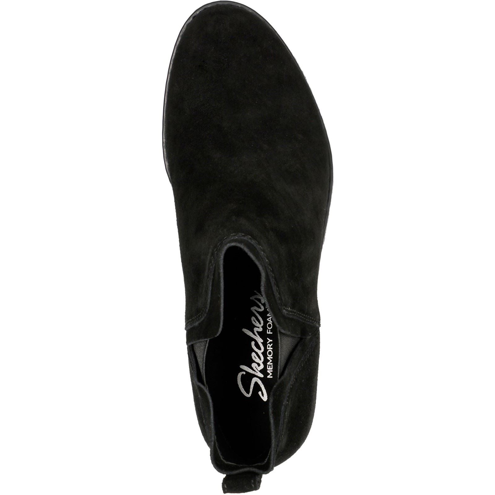 Skechers Texas Rodeo Night Bottes Noires En Cuir Pour Femmes