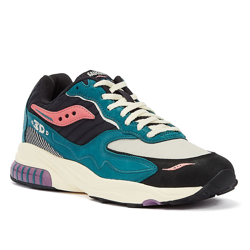 Baskets Saucony 3D Hurricane vertes