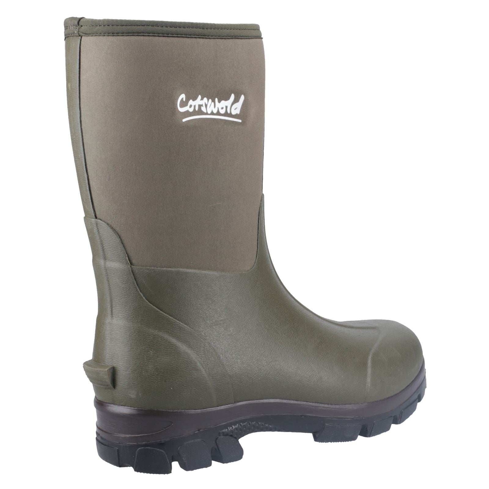 Cotswold Kensington Bottes En Caoutchouc Vertes En Cuir