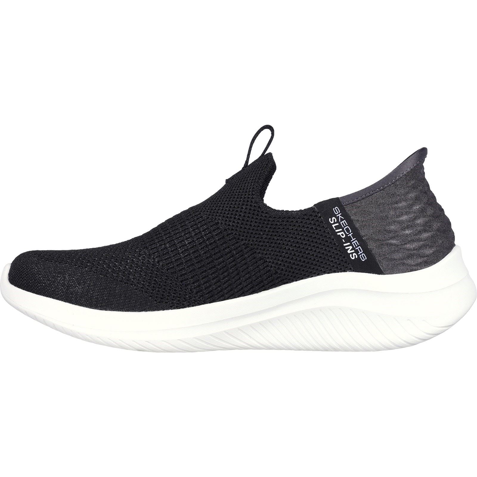 Skechers Ultra Flex 3.0 Smooth Step Sneakers Noires Pour Femmes En Textile
