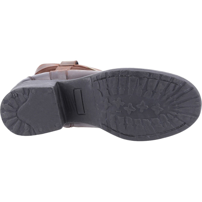 Hush Puppies Saskia Bottes En Daim Marron Pour Femmes