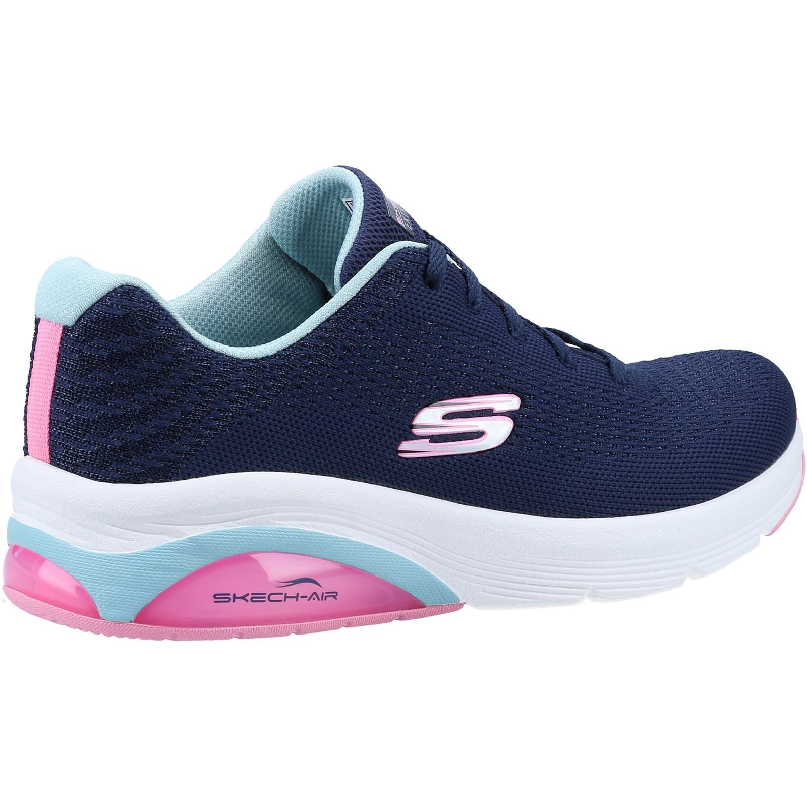 Skechers Skech-Air Extreme 2.0 Baskets Pour Femmes En Synthétique Bleu Marine/Bleu Clair.
