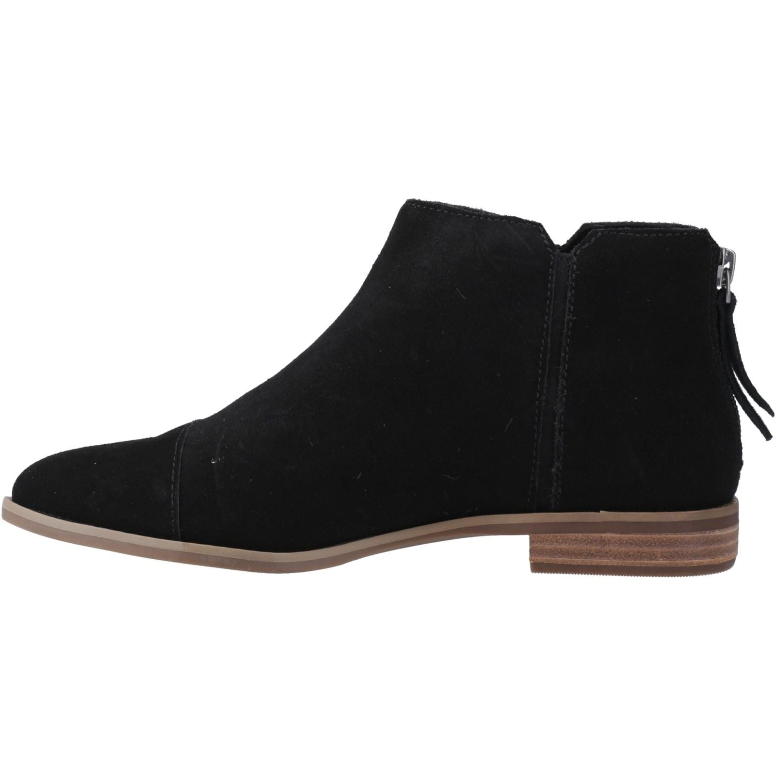 TOMS Rylie Bottes En Cuir Noires Pour Femmes
