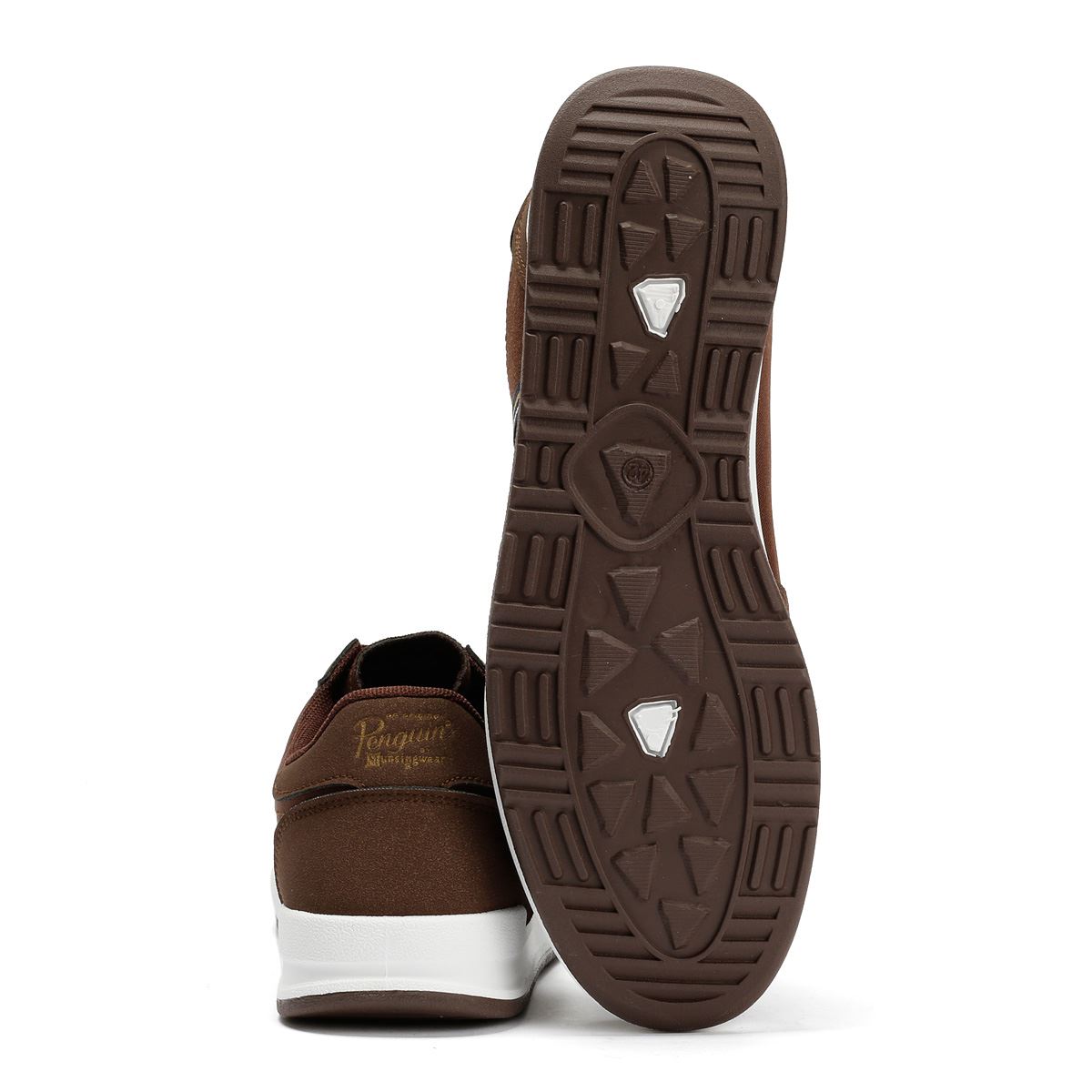 Penguin Gaz Baskets Brunes Pour Hommes