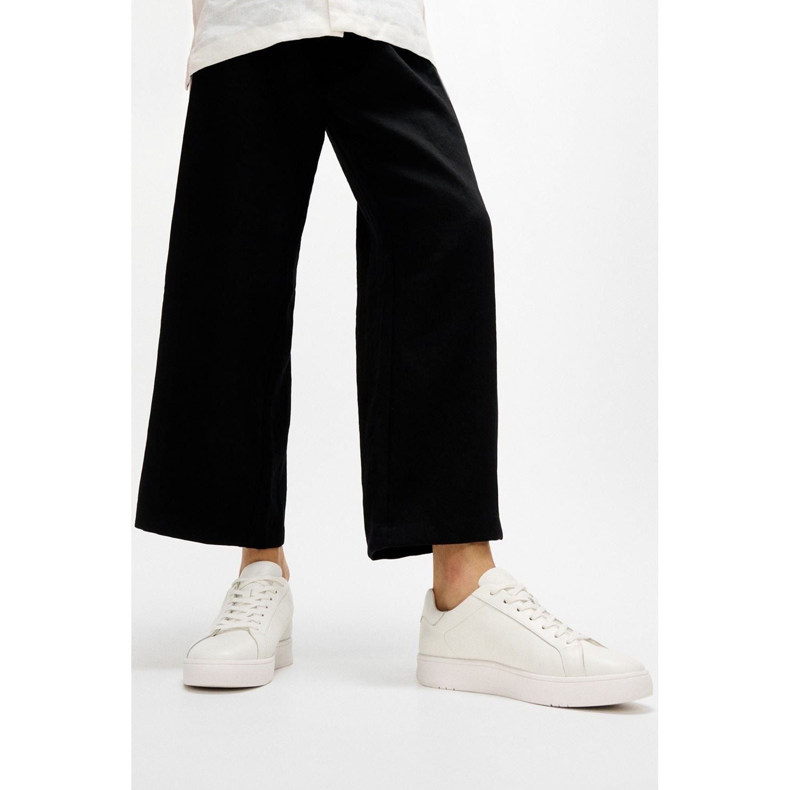 Fitflop Rally II Baskets Urbaines Blanches En Cuir Pour Hommes